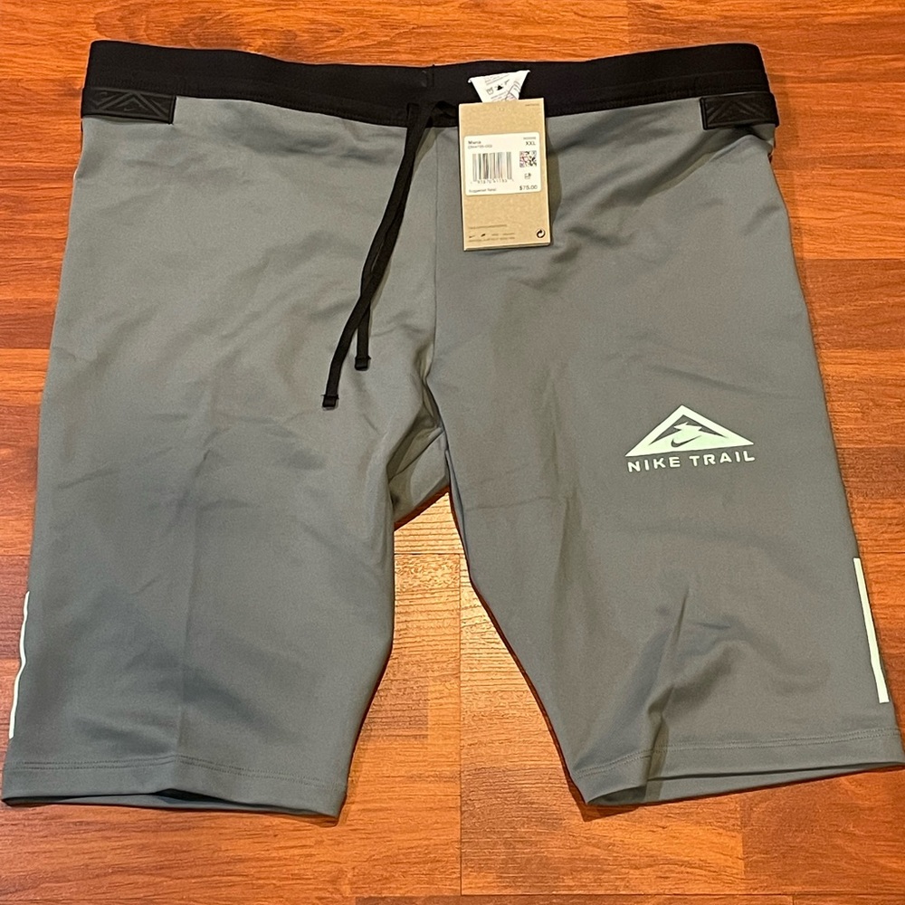 Nike Trail Dri-FIT 11” Tights ‘Gray’ (size mens XXL)